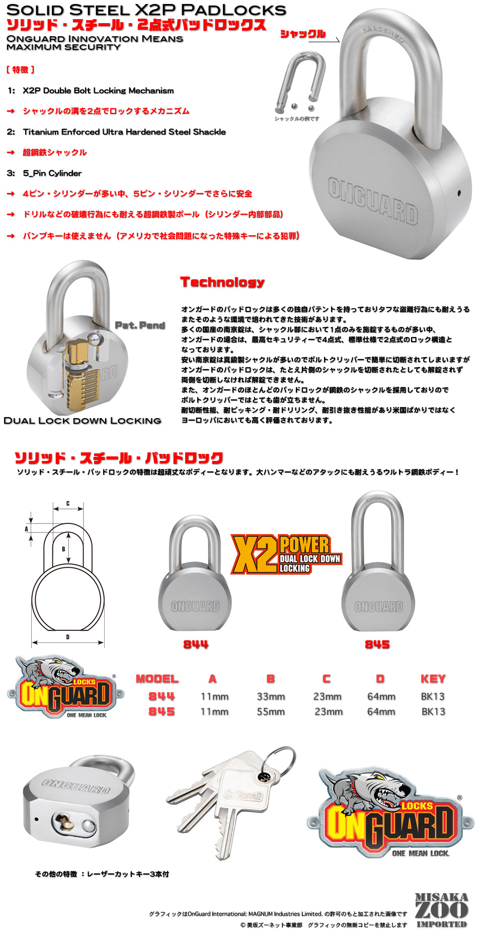 OnGuard�@���f��844�@�\���b�h�X�`�[�����p�b�h���b�N�b�싞��